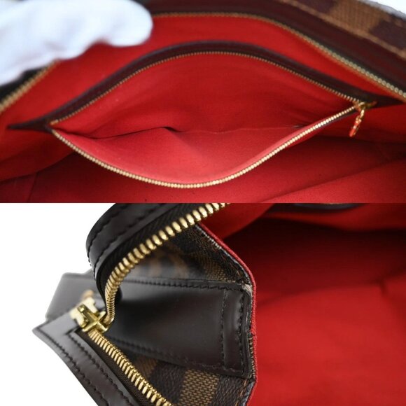 LOUIS VUITTON Chelsea Shoulder Tote Bag Damier Leather BN France N51119 74KA718 - Picture 13 of 16